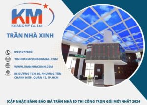Báo giá trần nhà 3D cho phòng khách
