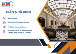 Thi công trần xuyên sáng khách sạn