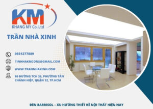 Trần xuyên sáng văn phòng ngân hàng