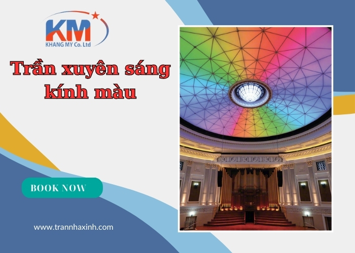 Trần xuyên sáng kính màu (3)