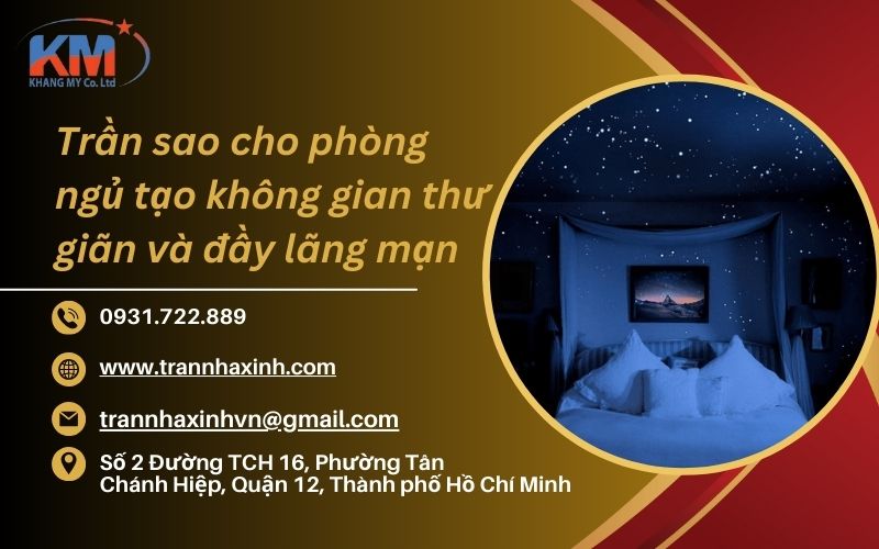 trần sao cho phòng ngủ