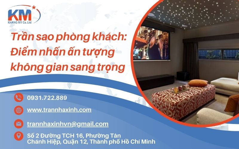 trần sao phòng khách