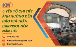 báo giá trần Barrisol