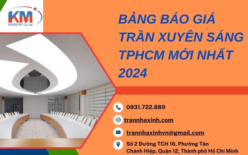 báo giá trần xuyên sáng TPHCM