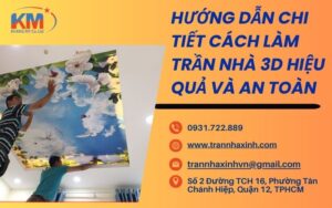 cách làm trần nhà 3D