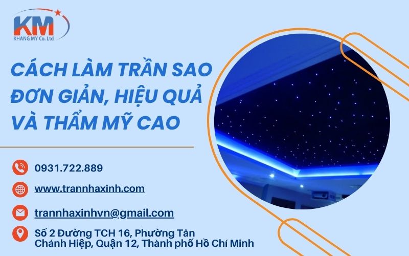 cách làm trần sao
