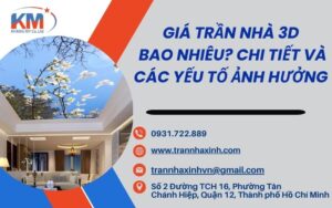 giá trần nhà 3D bao nhiêu