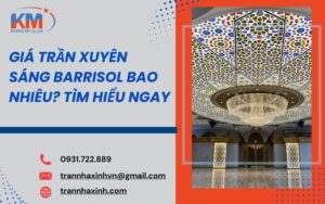 giá trần xuyên sáng Barrisol bao nhiêu