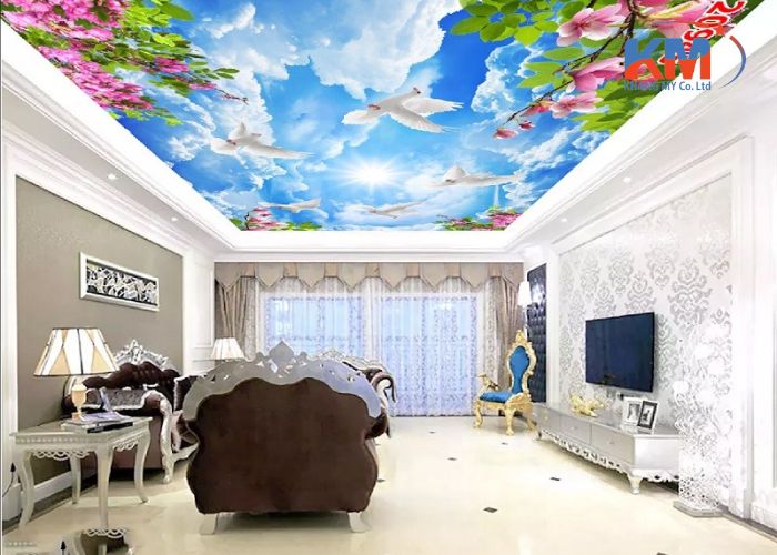 mẫu trần xuyên sáng Barrisol đẹp (1) mẫu trần xuyên sáng Barrisol đẹp (1)