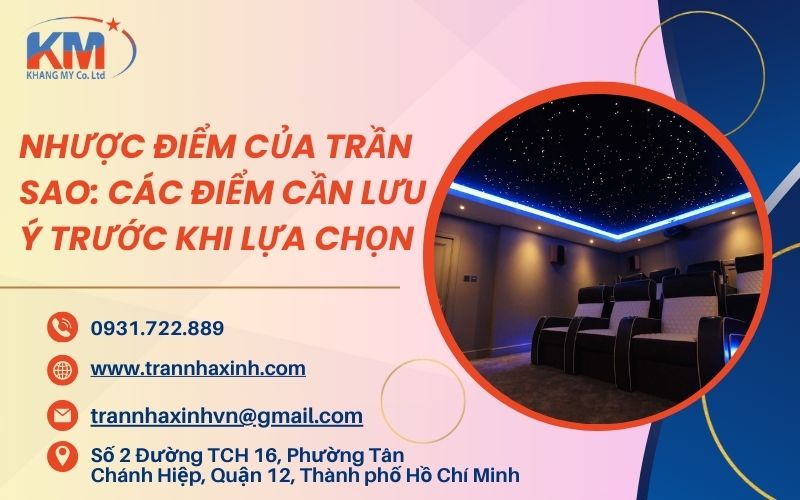 nhược điểm của trần sao