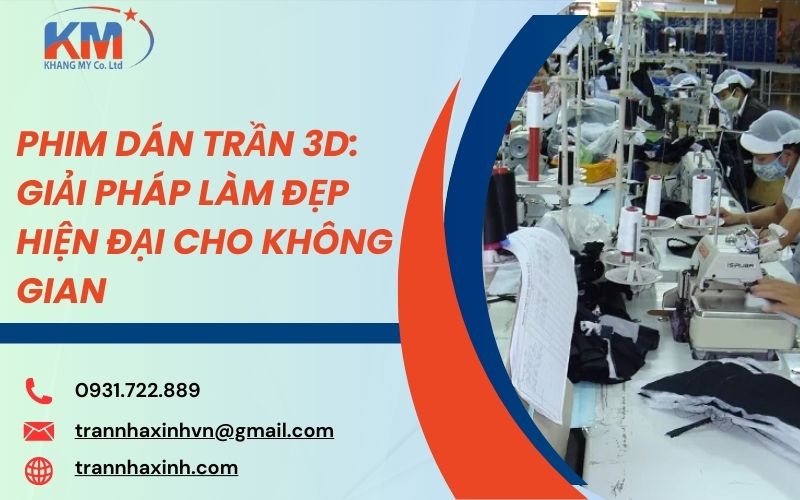 phim dán trần 3D