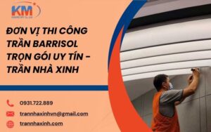 thi công trần Barrisol trọn gói