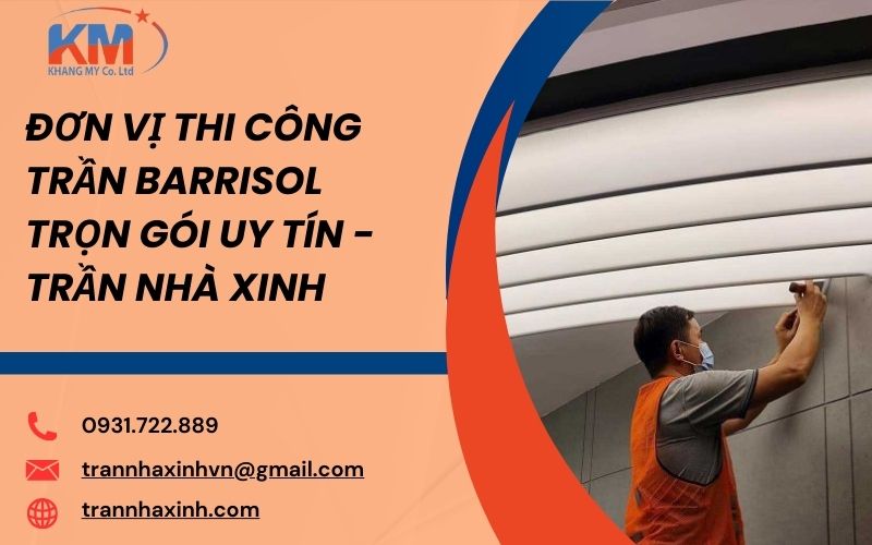 thi công trần Barrisol trọn gói