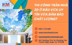 thi công trần nhà 3D ở đâu