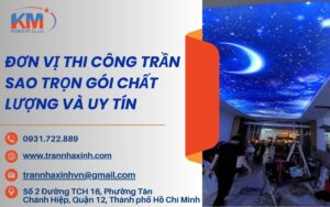 thi công trần sao trọn gói