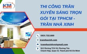 thi công trần xuyên sáng trọn gói TPHCM
