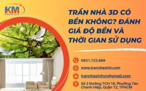 trần nhà 3D có bền không