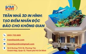 trần nhà 3D in hình