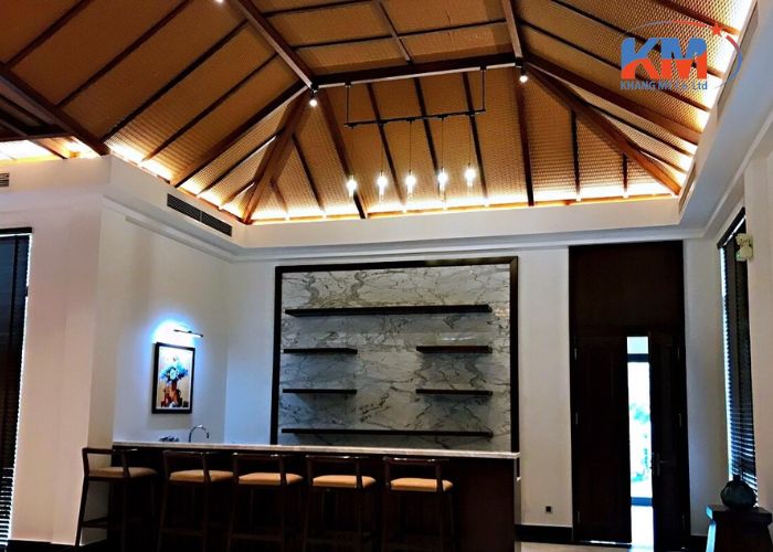 trần nhà 3D mây tre lá (2)