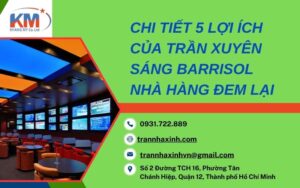 trần xuyên sáng Barrisol nhà hàng