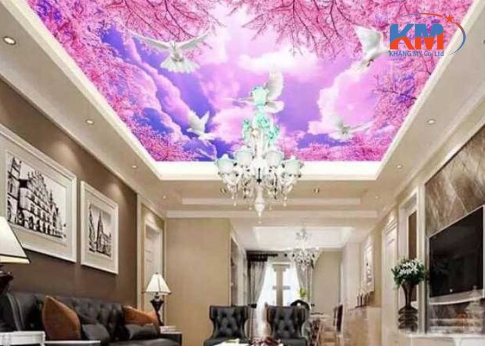 trần xuyên sáng Barrisol phòng khách (5) trần xuyên sáng Barrisol phòng khách (5)