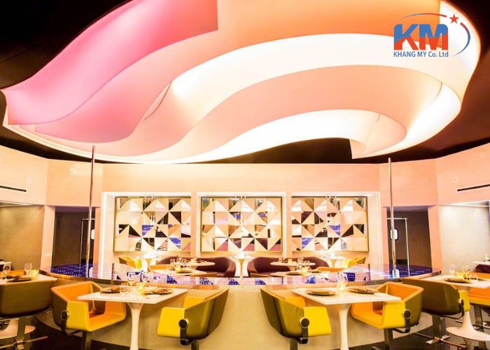trần xuyên sáng Barrisol quán cafe (7) trần xuyên sáng Barrisol quán cafe (7)