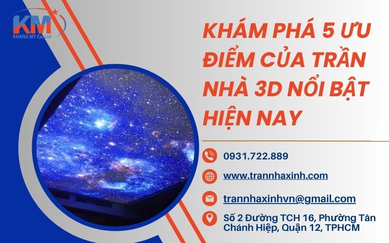 ưu điểm của trần nhà 3D