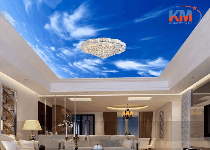 Trần xuyên sáng họa tiết bầu trời (3)