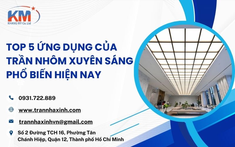 ứng dụng của trần nhôm xuyên sáng