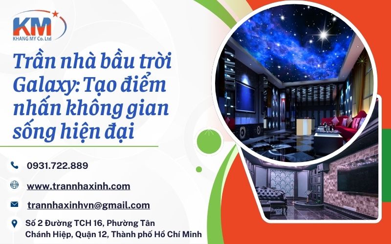 Trần nhà bầu trời Galaxy