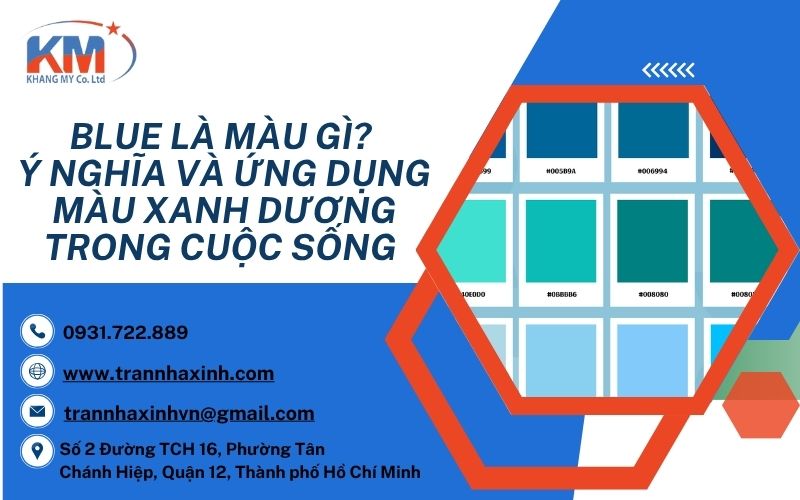 blue là màu gì