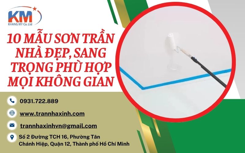 mẫu sơn trần nhà đẹp