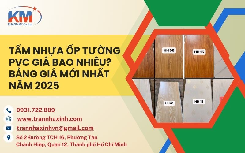 tấm nhựa ốp tường pvc giá bao nhiêu