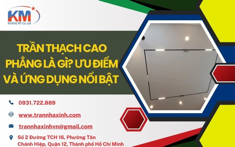 trần thạch cao phẳng là gì