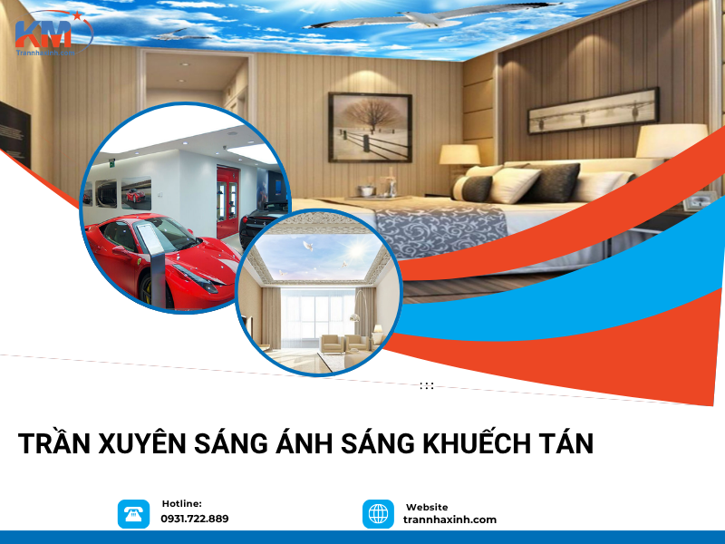 Trần xuyên sáng ánh sáng khuếch tán