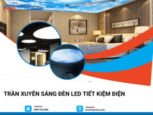 Trần xuyên sáng đèn LED tiết kiệm điện (10)