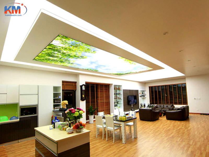 Trần xuyên sáng đèn LED tiết kiệm điện (7) Trần xuyên sáng đèn LED tiết kiệm điện (7)