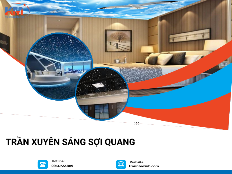 Trần xuyên sáng sợi quang